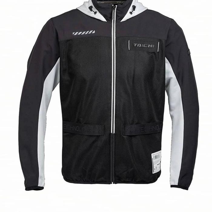 Promo TAICHI JAKET RSJ334 BLACK WHITE | JAKET RIDING | ORIGINAL TAICHI 100%