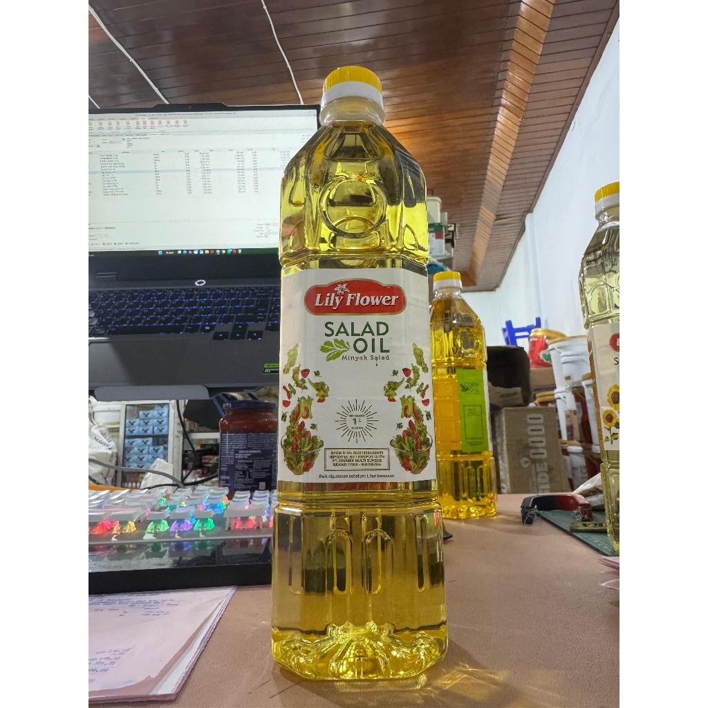 

Salad Oil Lily Flower / Minyak Salad Lily Flower / Soya Oil Lily Flower - 1 Ltr