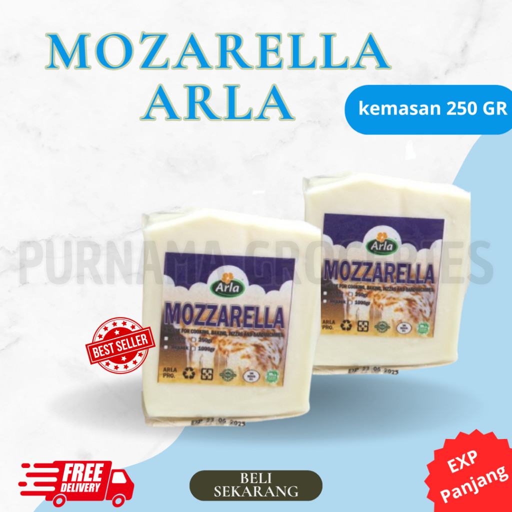 

Keju Mozarella Arla 250 Gram Import Denmark (Halal)