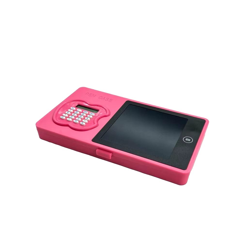 

AB182Tempat Pensil Gambar + Kalkulator Drawing Box Kotak Pensil Dan Papan Coret Kreatif Anak Dengan Kalkulator Digital Pad Edukasi