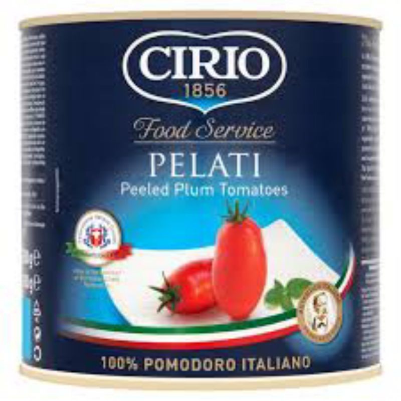 

Cirio Pelati Peeled Plum Tomatoes 2,5 kg