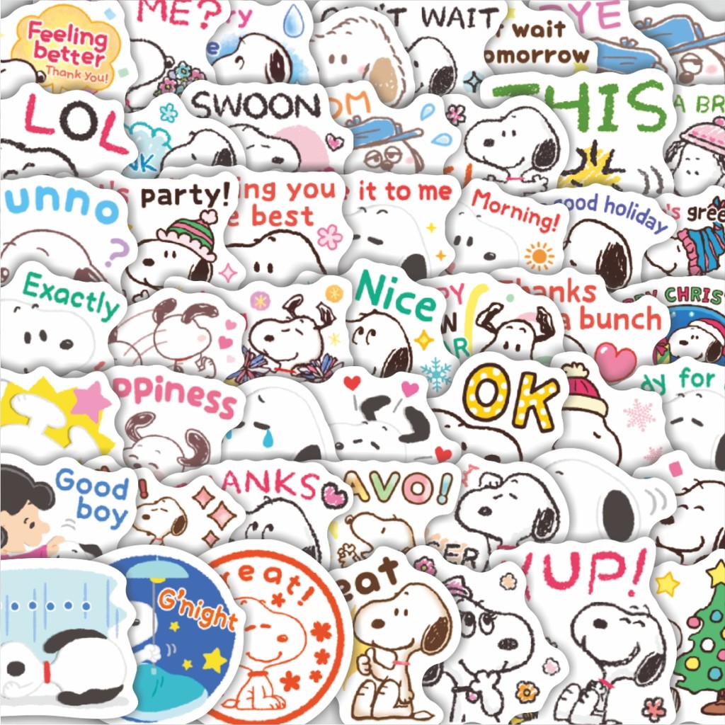

Stiker Cutting Pack Stiker Kartun Snoopy V26 Isi 100Pcs Series Aesthetic Lucu Keren Untuk Koper Bahan Vynil