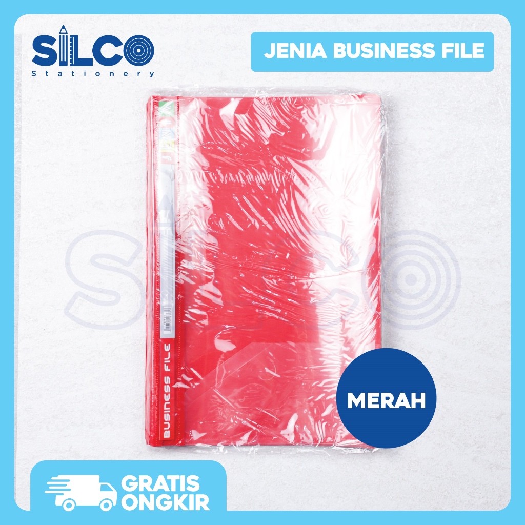 

New Map Business File JENIA Polos Ukuran F4 Warna-Warni [LUSIN]Premium