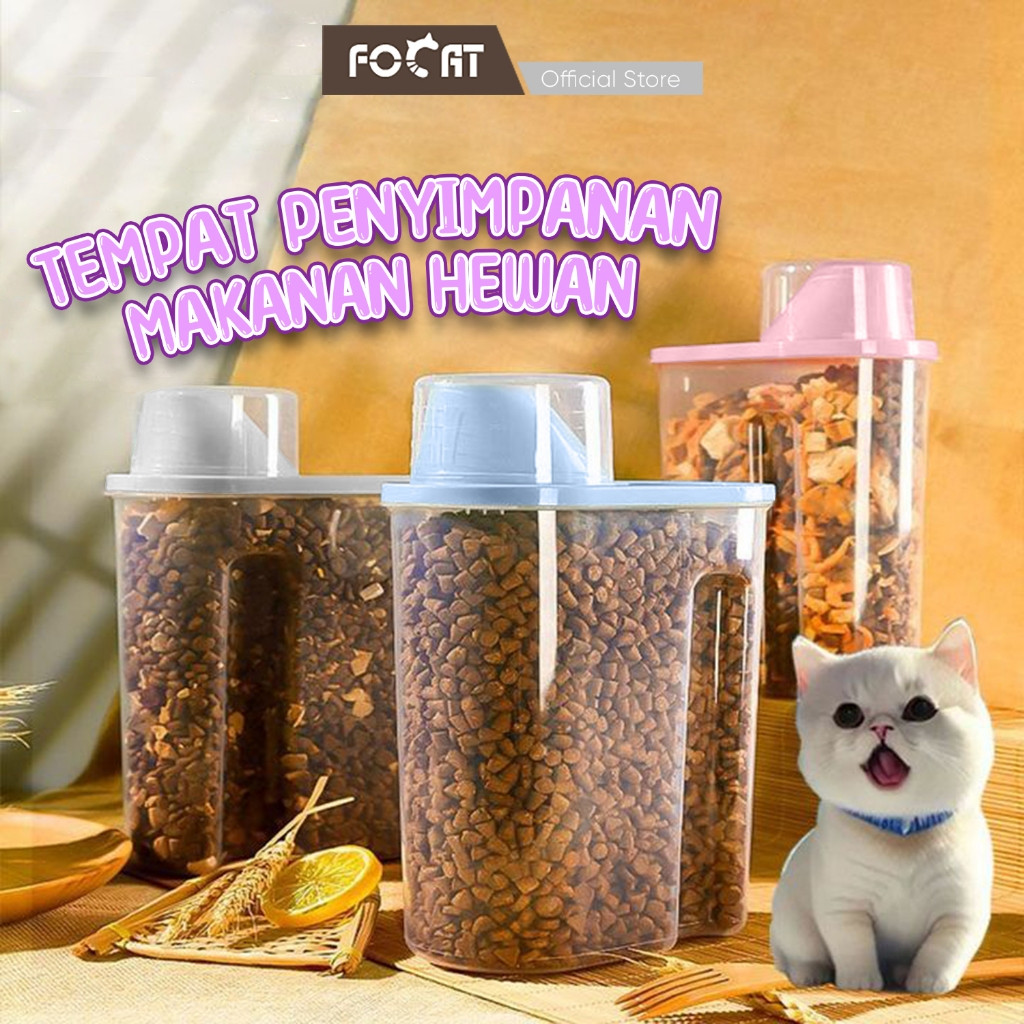 [SPECIAL] FOCAT Tempat Penyimpanan Makanan Kering Hewan/Pet Dry Food Storage C82