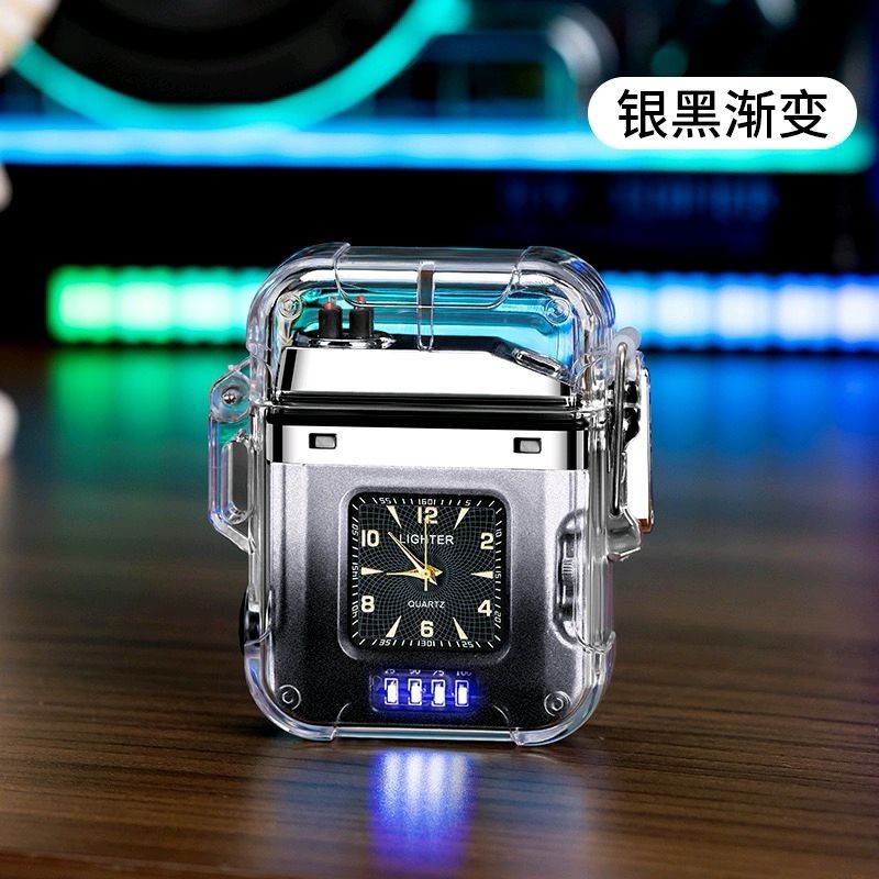 [Bisa Cod] K-35 Korek Api Elektrik/korek api plasma Cas USB Tipe C/Korek Api Electrik Ada Jam dan Ne