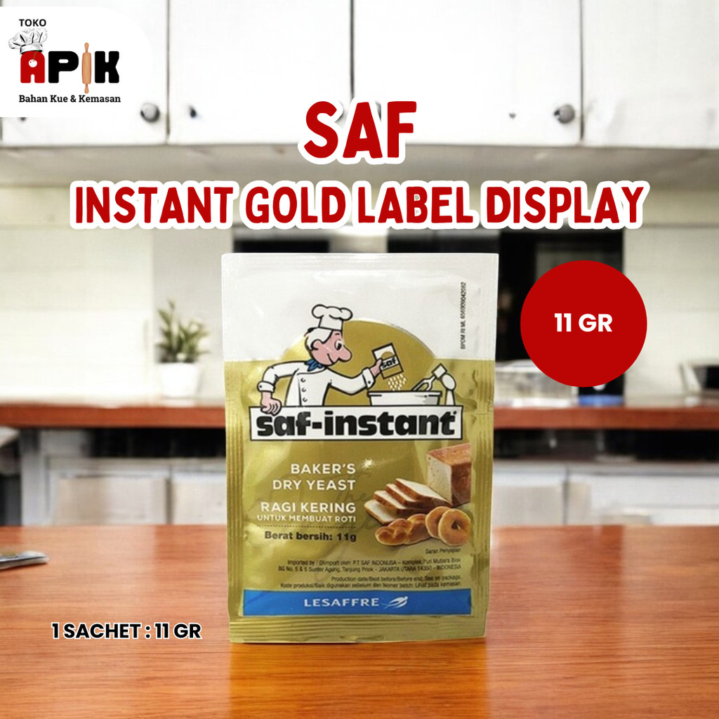

Saf Instant Gold 11gr / Baker's Dry Yeast / Ragi Instant Kering