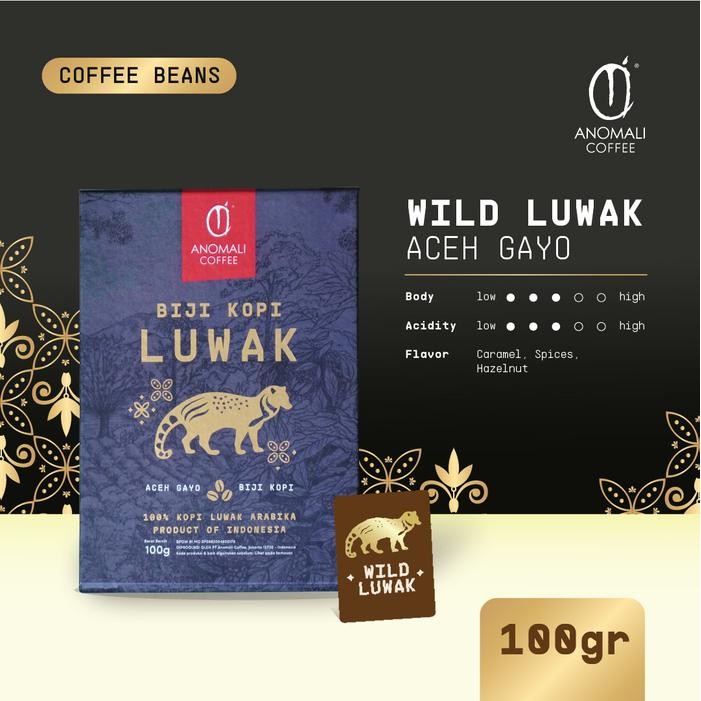 

PROMO Anomali Coffee Biji Kopi Luwak Aceh Gayo 100gr - Whole Beans
