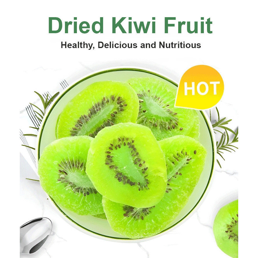 Makanan halal - buah kering kiwi manis