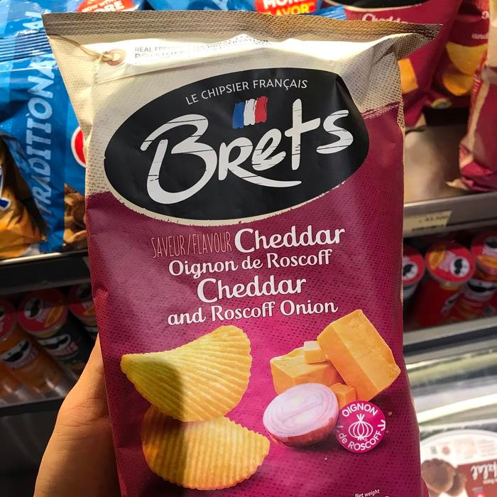 

Brest Ceddar And Roscoff Onion 125gr | keripik rasa keju dan onions