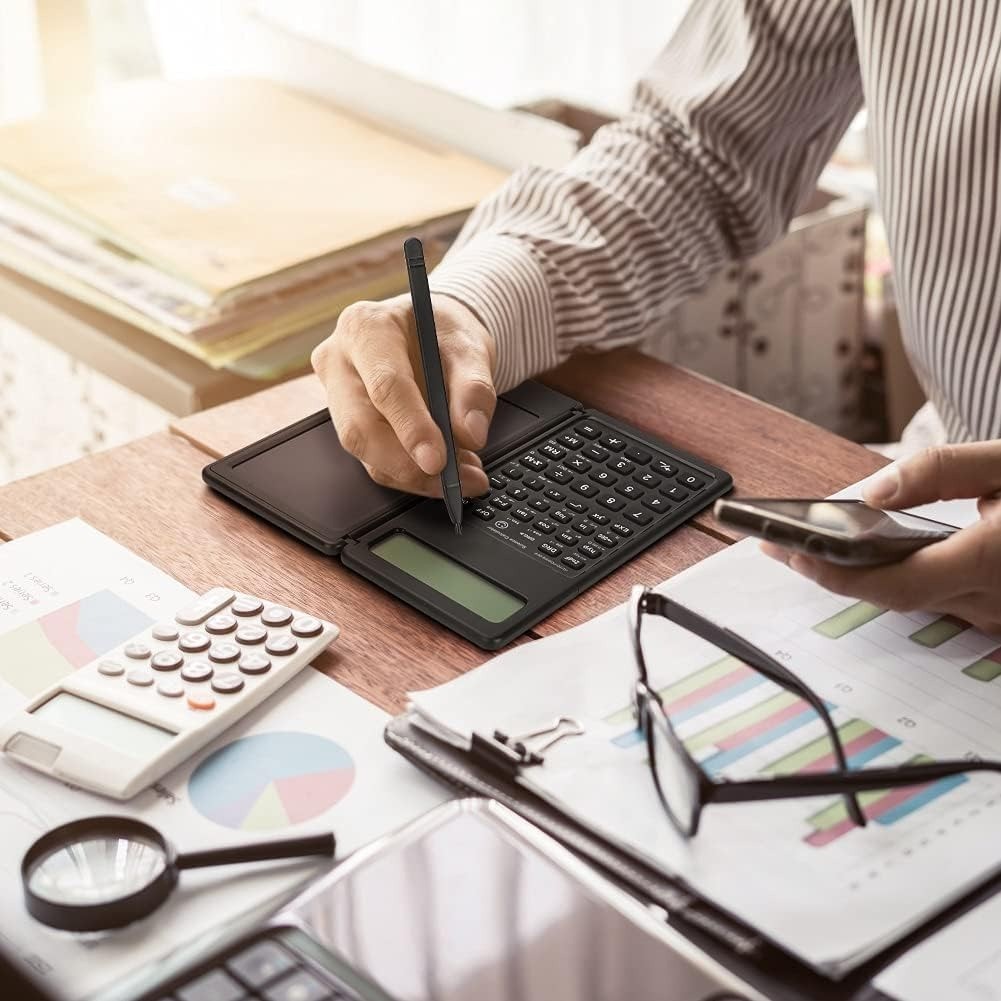 

Kalkulator Ilmiah Papan Catatan Stylus dengan Memo Pad LCD Digital untuk Mahasiswa Kantoran Menghitung Scientific Calculator Portable
