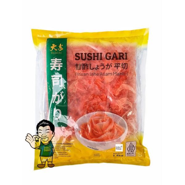 

PROMO! Daikichi Sushi Gari Pink- Pickled Ginger - Acar Jahe Pink 1.5 Kg