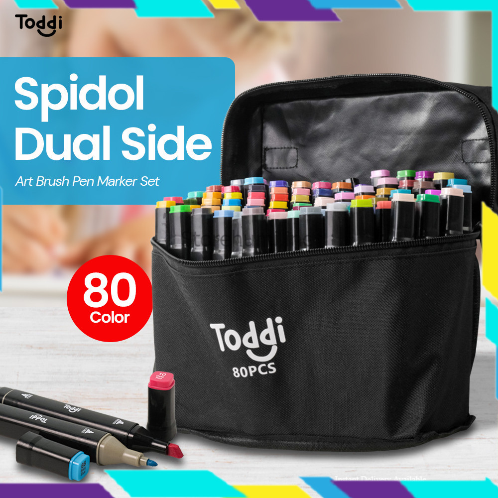 

[PROMO] Spidol Dual Side Fine Art Brush Art Marker Set - CY-006