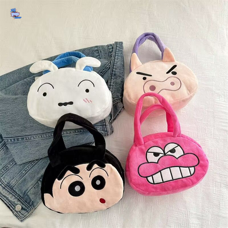 Tas Shinchan Shiro Tas Wanita boneka shinchan Tas tangan lucu boneka shiro tas kado lucu
