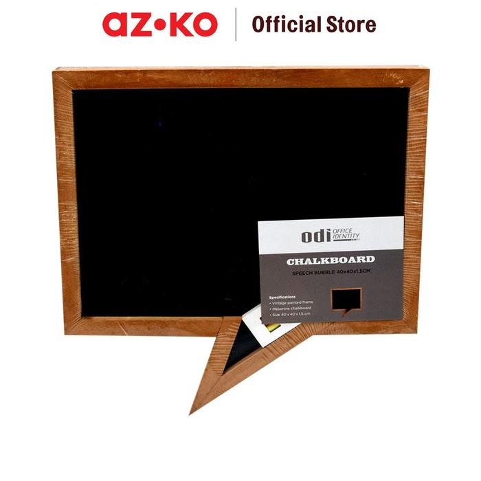 

PAPAN TULIS SPEECH BUBBLE 40X40X1.5 CM - HITAM