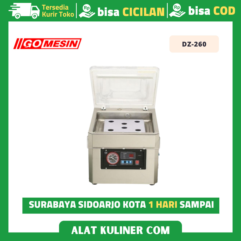 Vacuum Sealer Makanan Alat Vakum Makanan Gomesin DZ-260