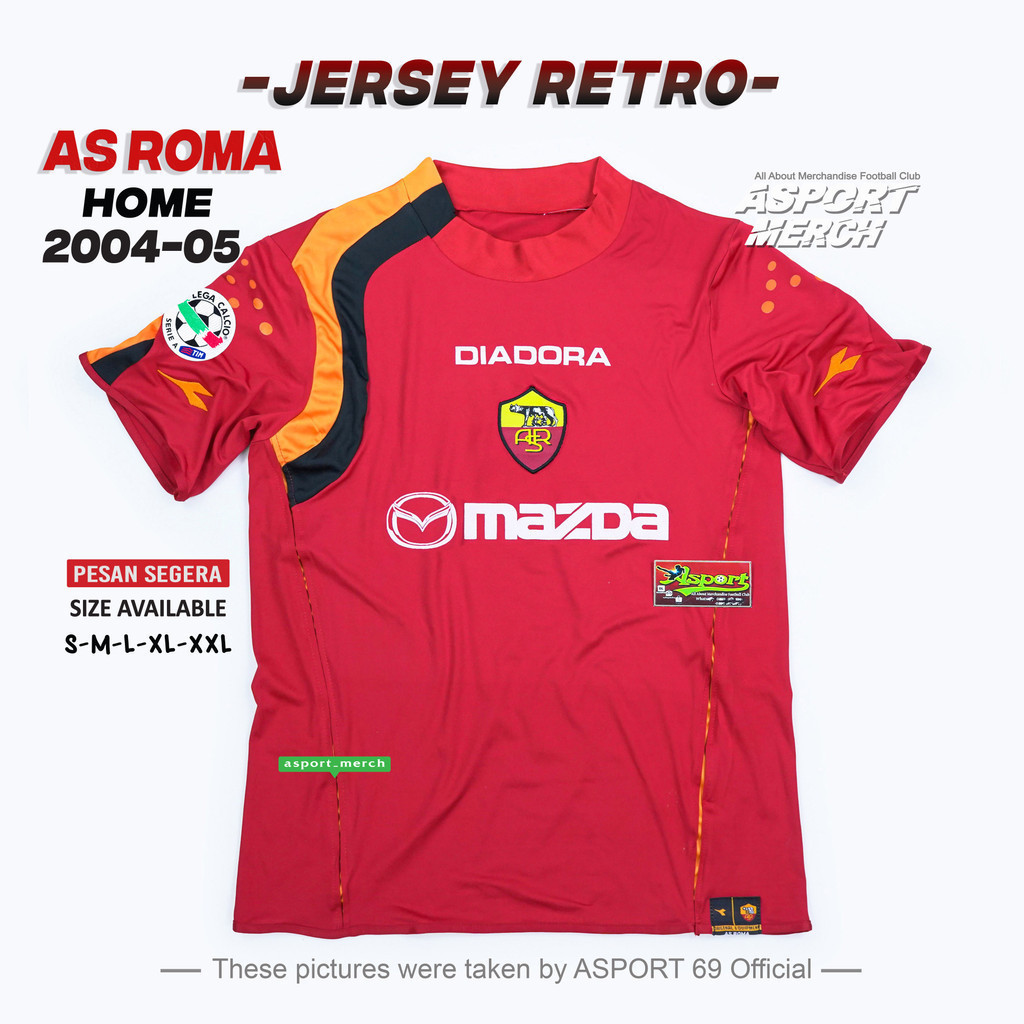 ASPORT RETRO ROMA HOME 2004 2005