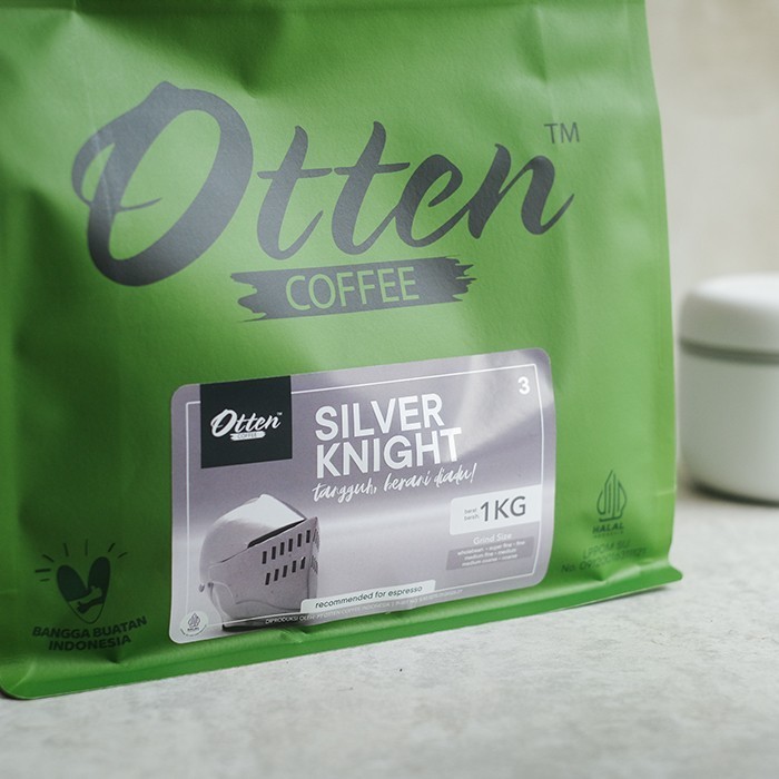 

JAMIN MURAH !!!Silver Knight - Kopi House Blend 1 kg - Commercial Blend - Biji / Bubuk Kopi Otten Coffee(BISA LANGSUNG ORDER)