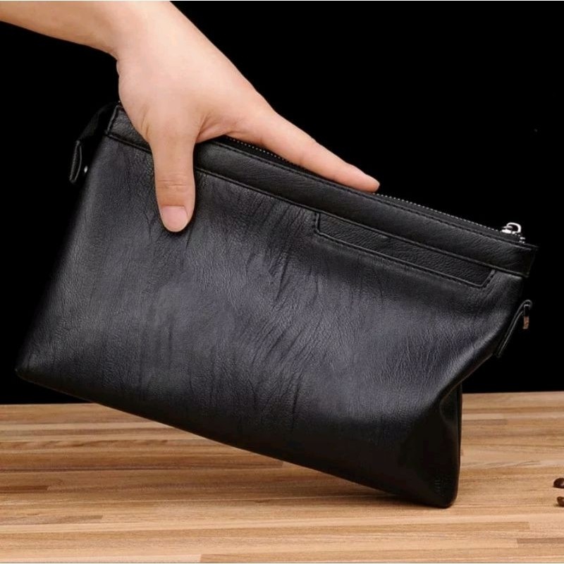 Business Tas Clutch Dompet Tas genggam pria wanita Clutch roxy bias cod