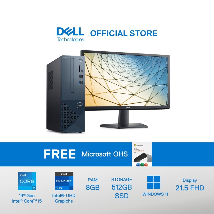 DELL INSPIRON 3030-i5-16GB-512 SSD UMA