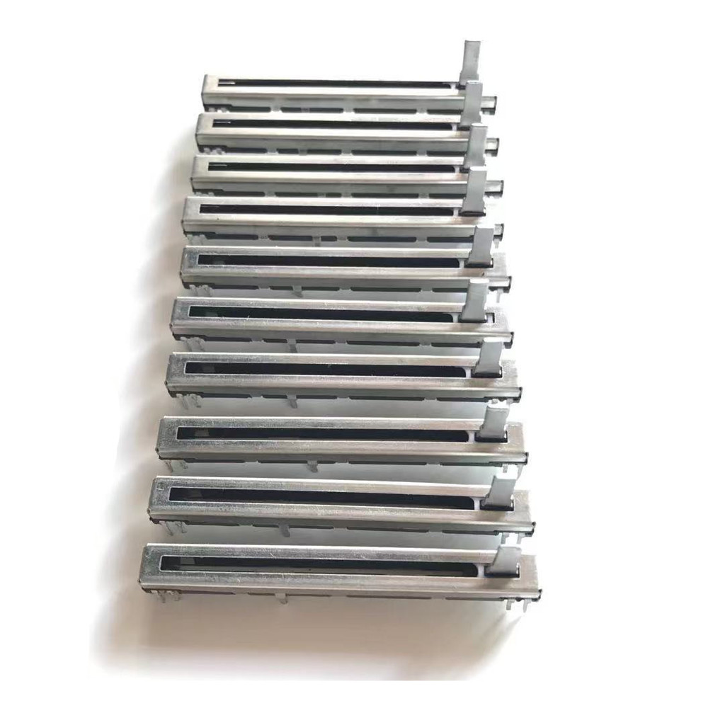 10PCS For Mickey MACKIE mixer fader potentiometer 75MM long double- A10K A20K A50K D10KX2 Potentiome