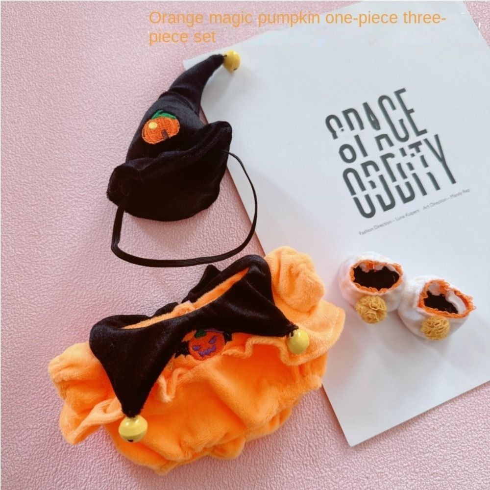 Skeletonless Halloween Doll Suit Stuffed Doll Soft Plush Idol Doll Pumpkin Suit Cute 20cm Doll Pumpk