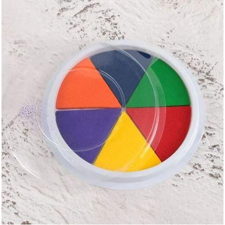 

♡START ˎˊ˗-[KYMALL] Accessories Promo 6 Colors Ink Pad Stamp for DIY Hand/Finger Painting - 6 WARNA
