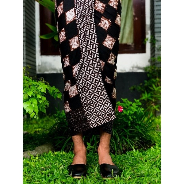 | READY STOK Saput batik indigo print KLASIK VIRAL || Batik tulis || BATIK BALI Wk-2