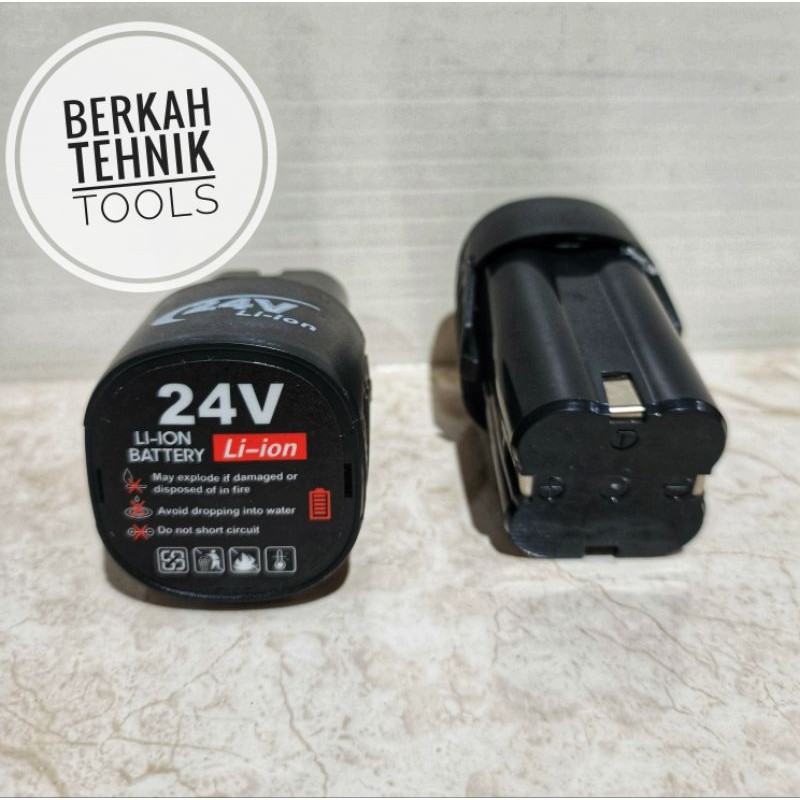 BATERAI MESIN BOR CORDLESS BATRE BOR TANGAN PORTABLE 24V, 18V, 16,6V