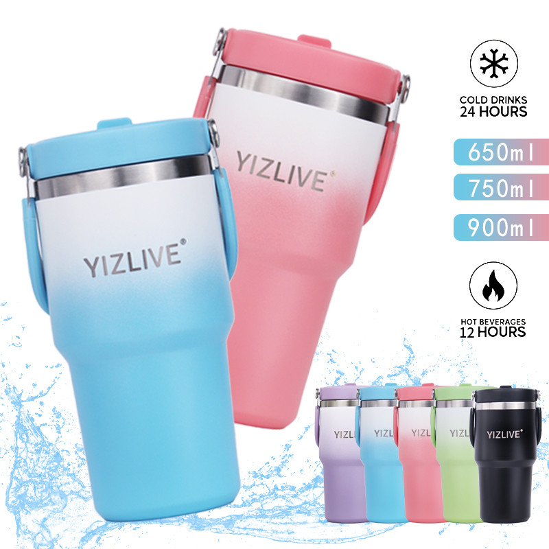 Tumbler botol minum tumbler tahan panas dingin 24 jam tumbler stainless tumbler tahan dingin 600ML