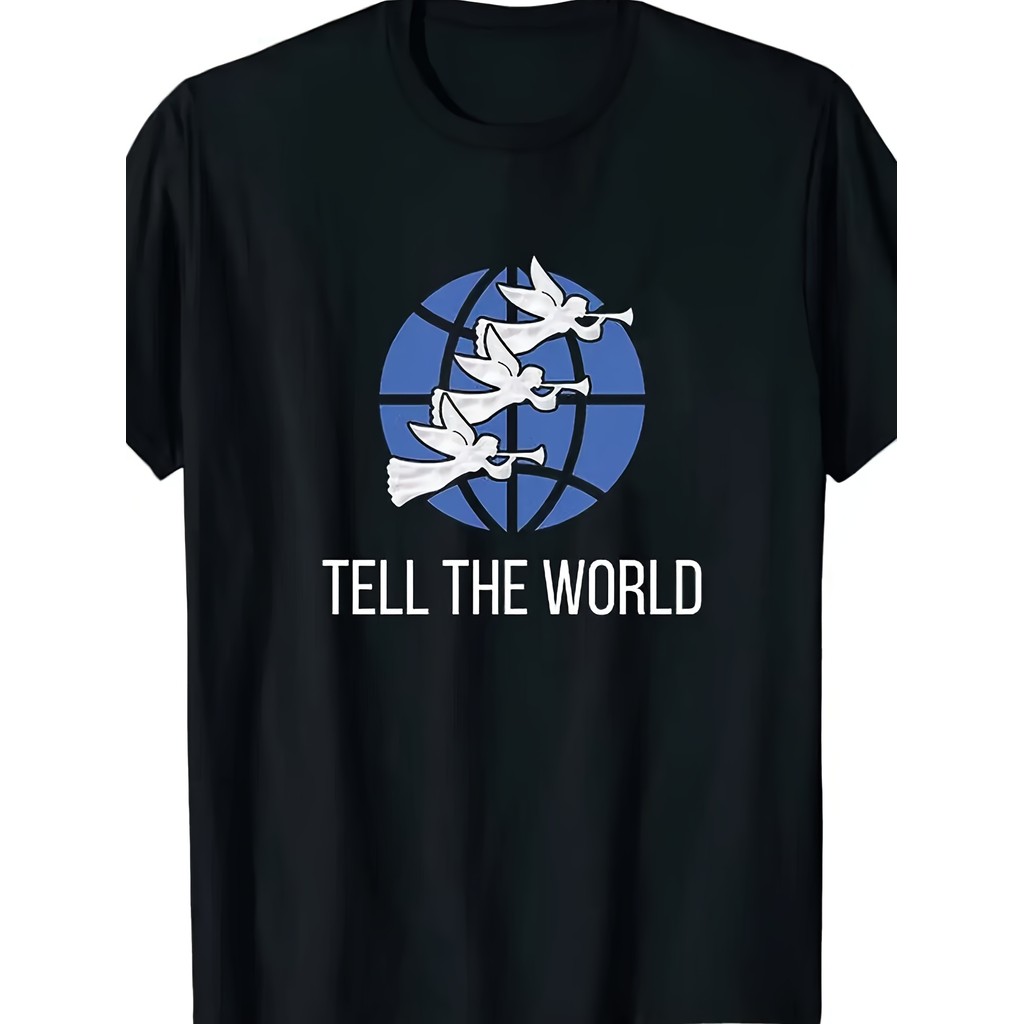 Kaos Pria Kristen - Kaos Rohani Katun 220g, Baju Gereja & Santai, Desain Keren, Murah