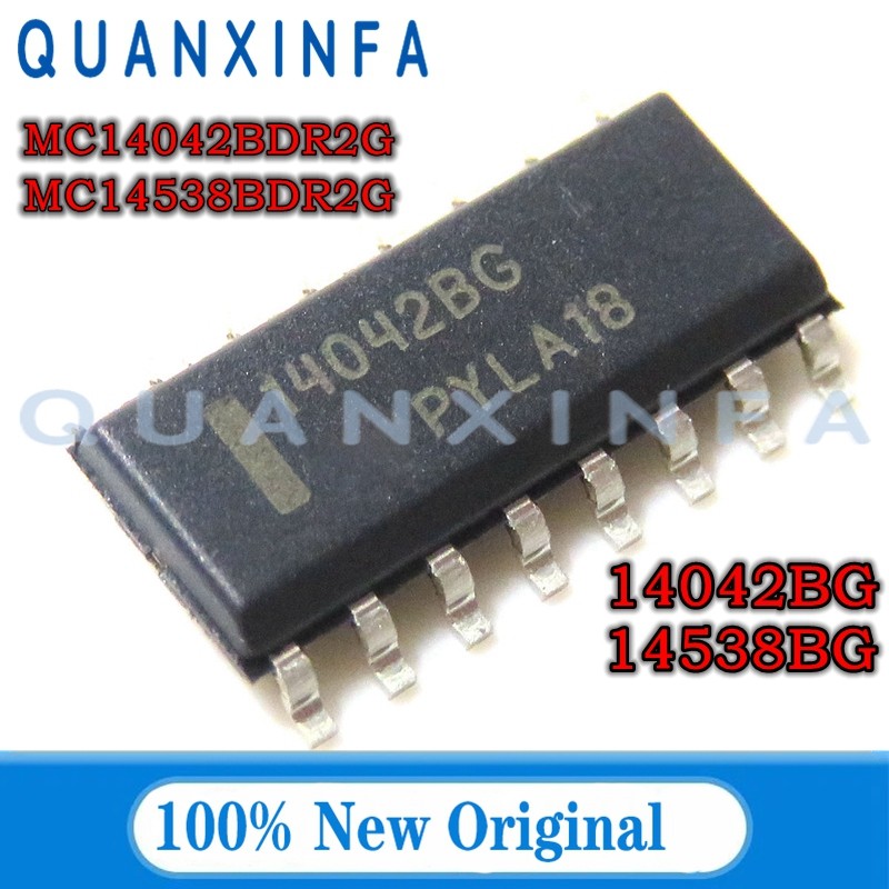 10PCS MC14042BDR2G MC14538BDR2G 14538BG 14042BG new original SOP16 logic chip