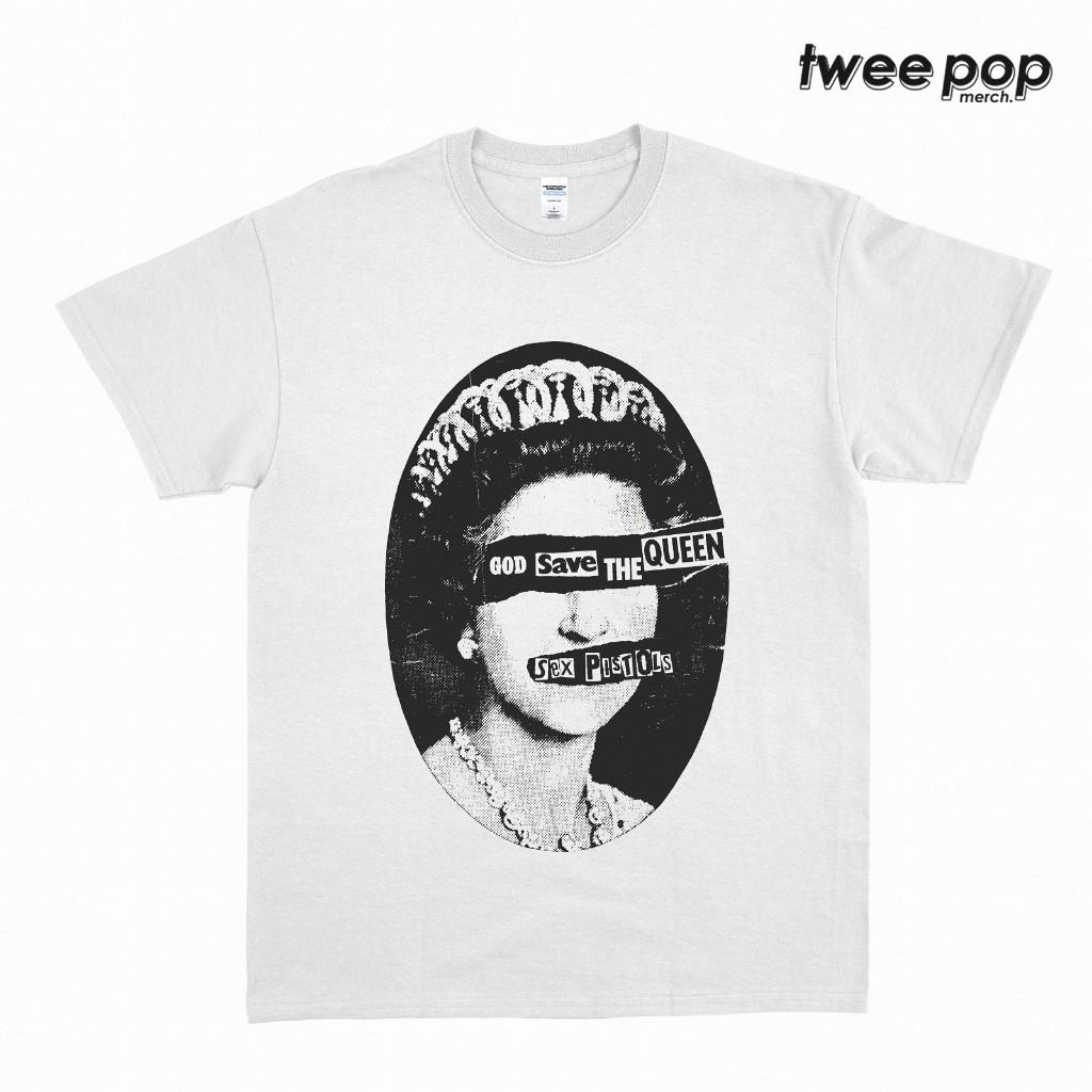 (COD) Kaos Band Sex Pistols - God Save The Queen Katun S-XXL
