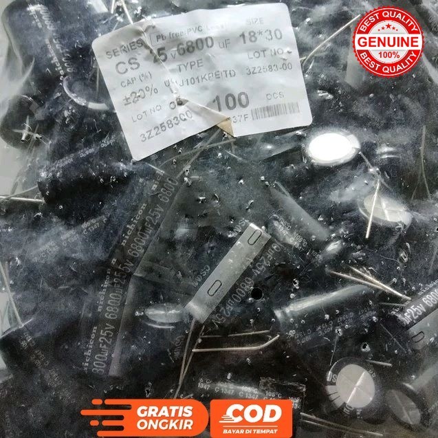 ELCO ELKO 6800UF 25V 6800 UF 25 VOLT