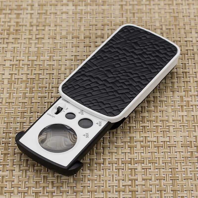 

ASSSTREJanuel Kaca Pembesar Magnifying Glass Jewelry Repair Tool with LED - NO.774-3ZX1