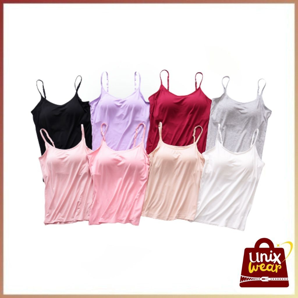 UnixWear  - Tank Top Bra Big Size Jumbo Singlet Panjang Wanita Tali Adjustable