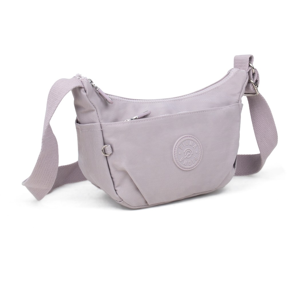 OPIOBAGS  Pioma Alyssa Logo Polos Tas Selempang Bahu Wanita Slingbag Mini Antiair
