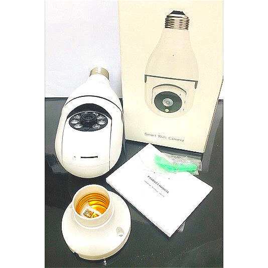 Camera Kamera CCTV Smart MKC KIMISO E27 Panoramic Panaroma 380v E27 Smart Brain Power And Night Visi