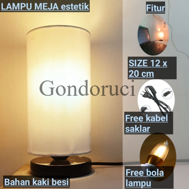 PromoLampu tidur estetik / lampu kamar / lampu tidur kamar / lampu tidur sudut / lampu tidur sidelam