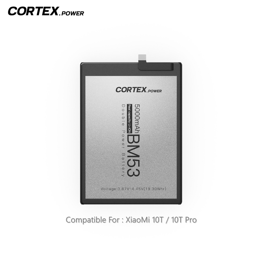 Cortex Power - Baterai BM53 Compatible for Xiaomi 10T / 10T Pro Original Double Power IC Real Capaci