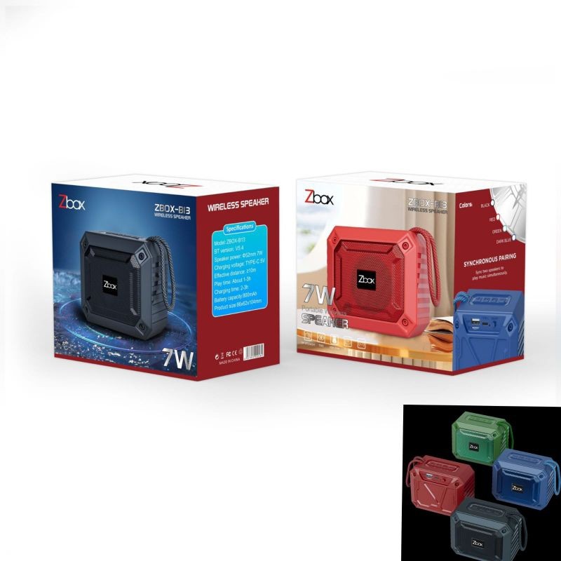 Zbox Bluetooth Speaker Wireless B13