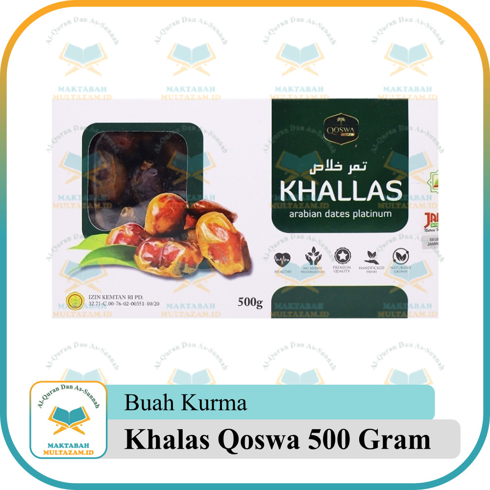 Kurma Khalas Humaira Qoswa 500gr Original | Kurma Khallas Qoswa 500 Gram
