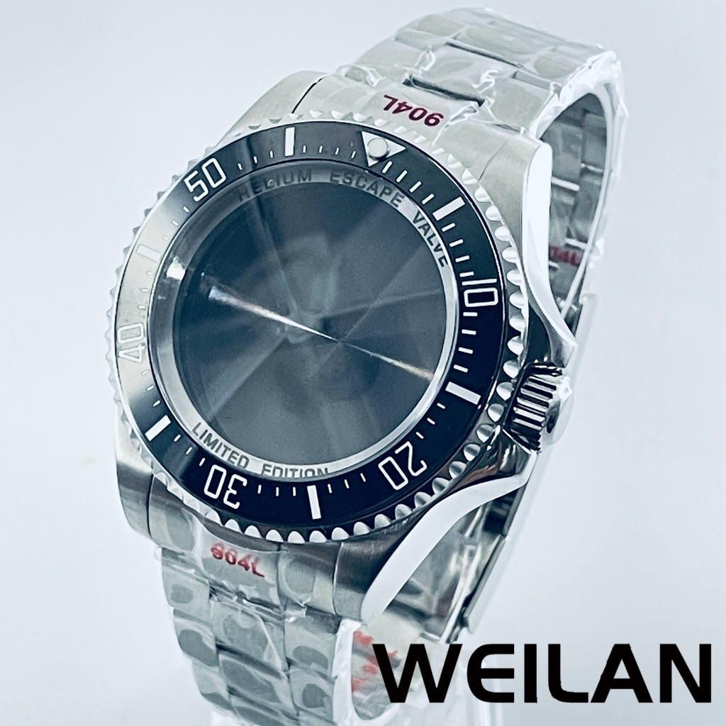 Waterproof 44MM SEA Big DEEP Homage Sapphire Crystal Wat- Case Parts, Compatible with NH34, NH35, NH