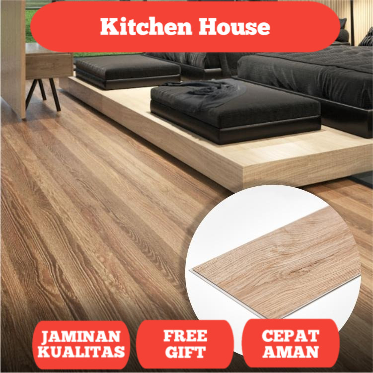 Panelot lantai spc | spc floor | parkit | DIY Studio | lantai motif kayu | lantai modern