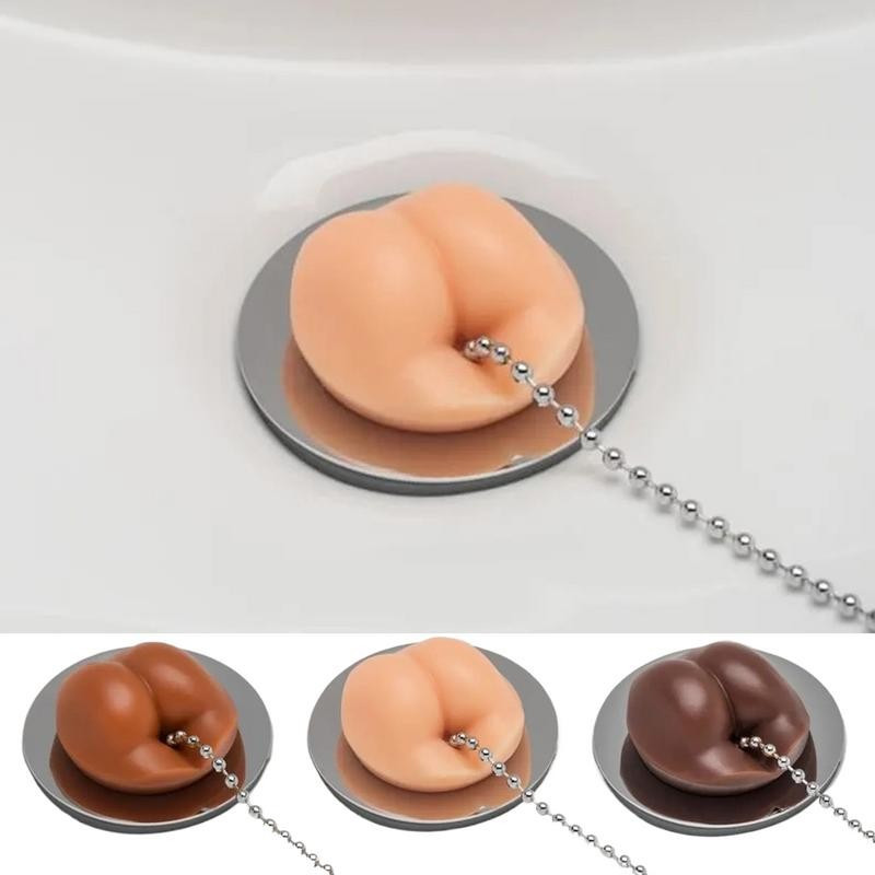 Funny Butt Plug Sink Plug Kitchen Sewer Hair Catcher Funny Butt Sink Plugs With Chain Simulated Butt