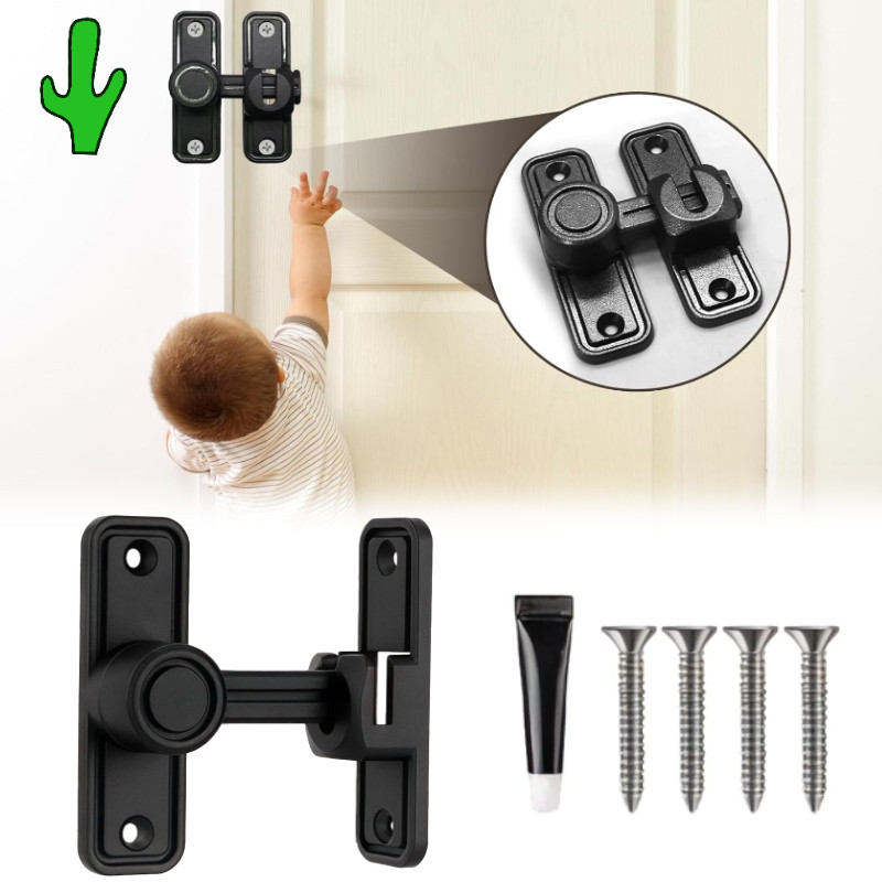 Slot Kunci Lemari Pintu Tekuk Siku 90° Kunci Pintu Sleding Kunci Pintu Geser Sliding