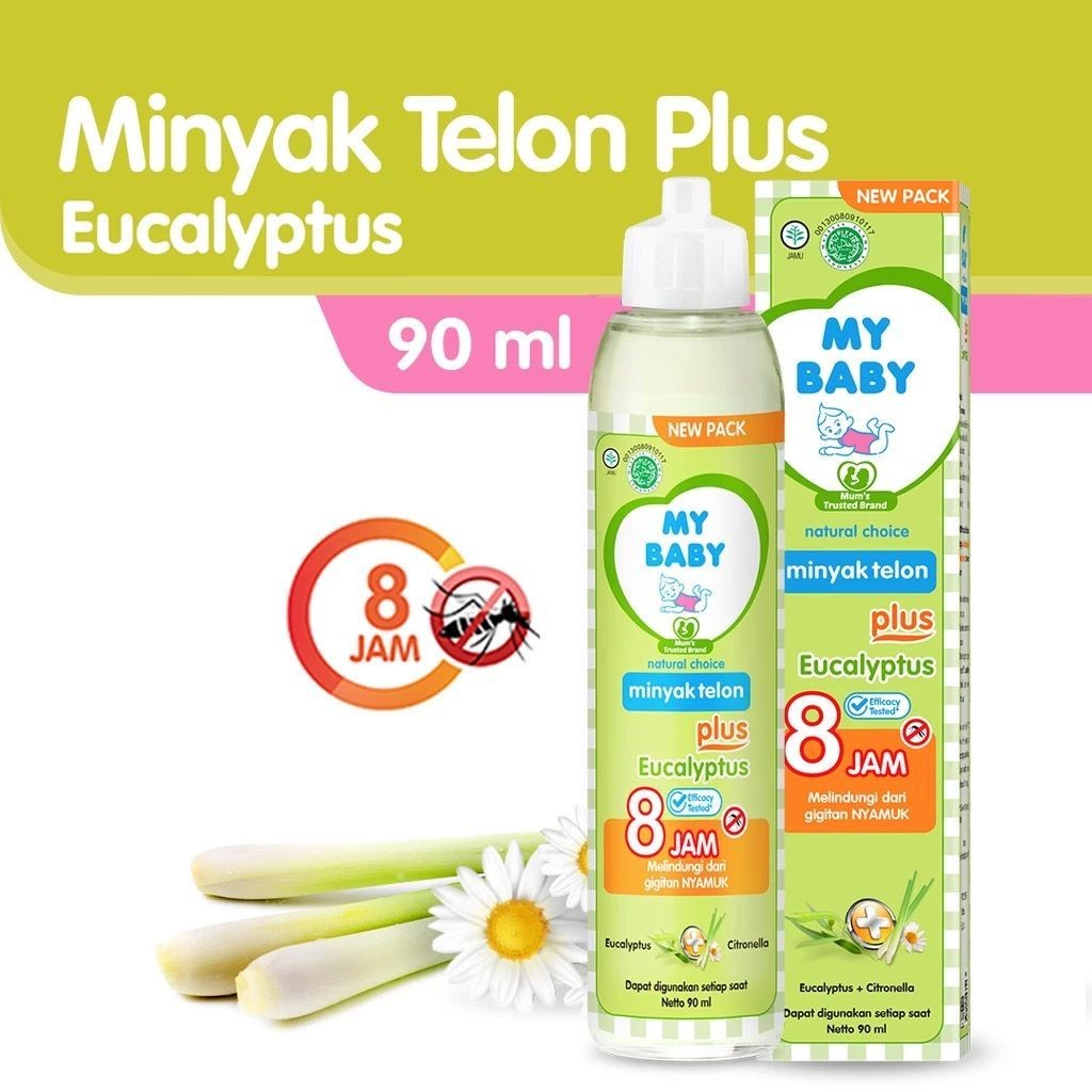 My Baby Minyak Telon Plus 90 ML Eucalyptus & Lavender Minyak Telon My Baby 90 ml
