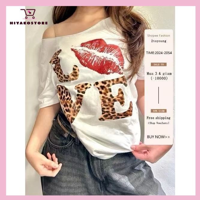 love leopard crop top y2k baby tee retro streer vintage ahs style stockholm