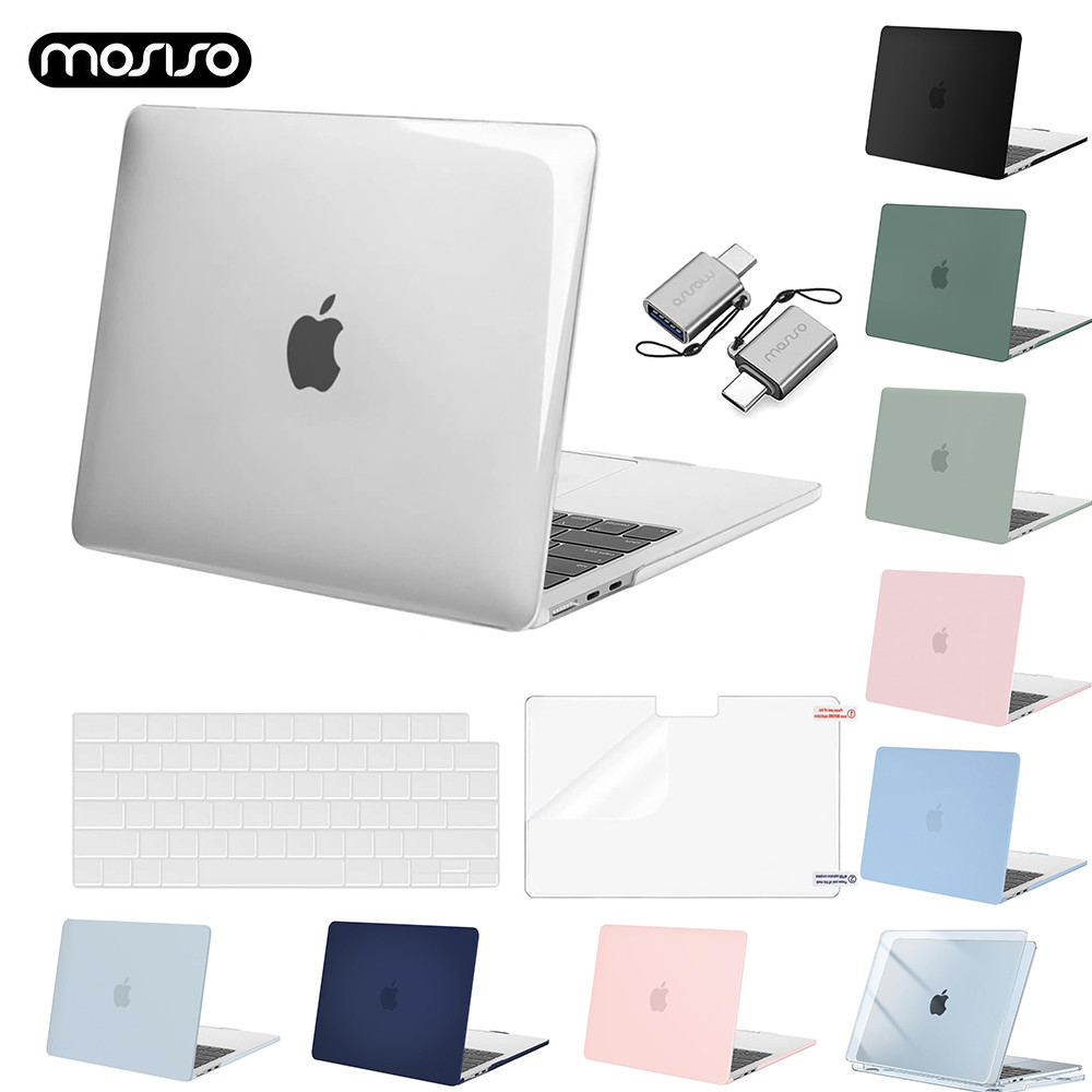 MOSISO for MacBook Air 13 13.6 in Case 2025-22 M4 A3240 M3 A3113 M2 A2681, for Macbook Pro 14 M1 M2 