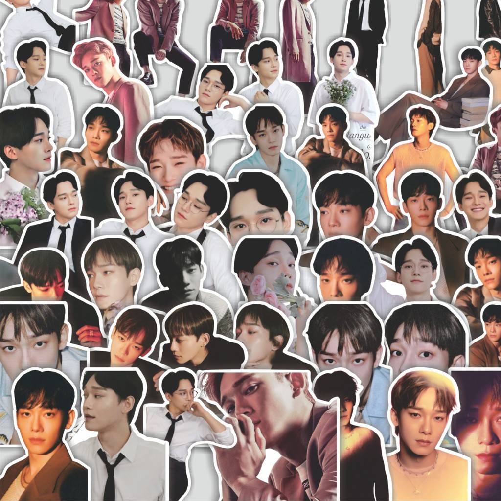 Stiker Cutting Pack Stiker EXO18 - Chen Series 03 Isi 100Pcs Series Aesthetic Lucu Keren Untuk Koper