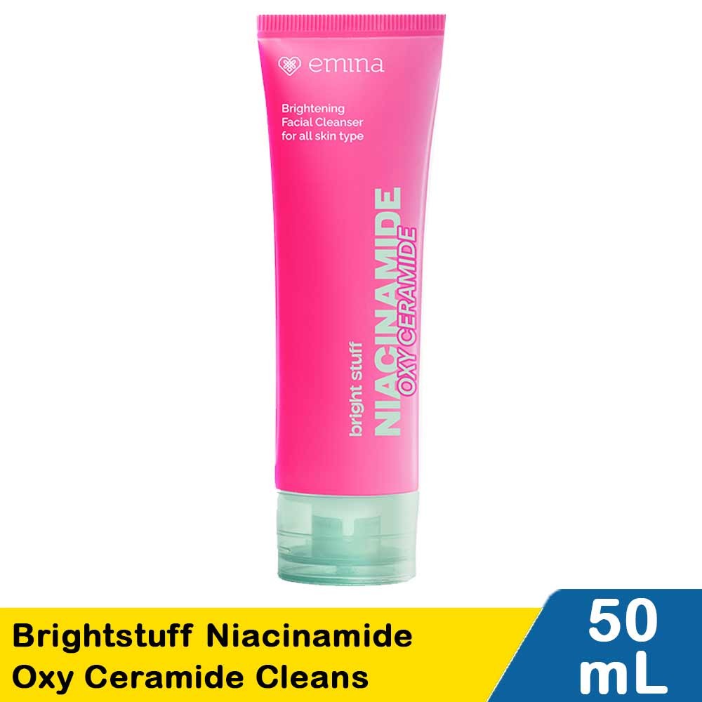 EMINA BRIGHTSTUFF NIACINAMIDE OXY CERAMIDE CLEANS 50mL